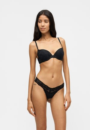 Even&Odd, 5 PACK - Thong - black/grey