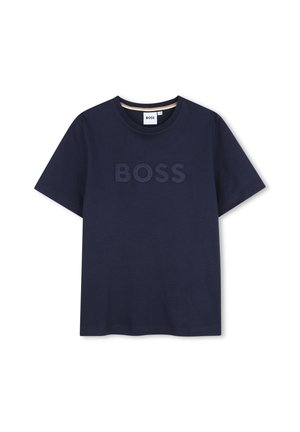 BOSS Kidswear, TEE-SHIRT MANCHES COURTES - T-shirt print - bleu cargo