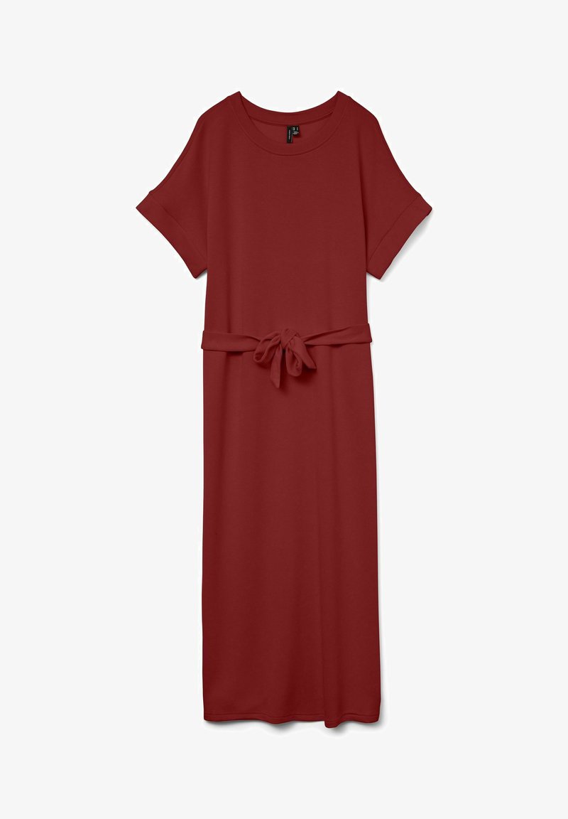 Vero Moda VMHALI Robe en jersey syrah/rouge - Main Image