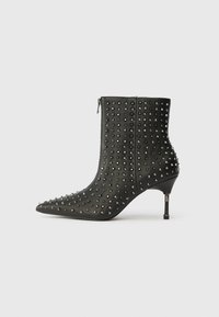 NATASHA - Gležnjače s visokom petom - black