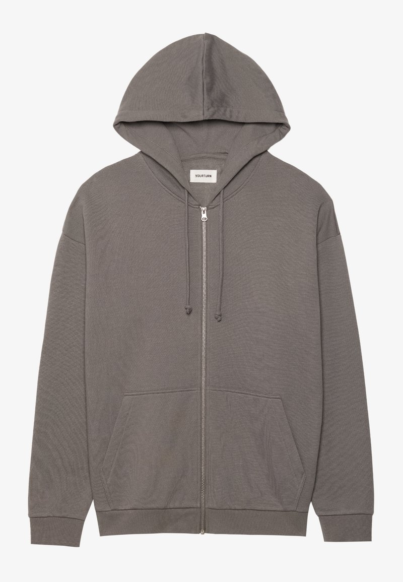 YOURTURN Sweater met rits donkergrijs YOURTURN Sweater met rits donkergrijs