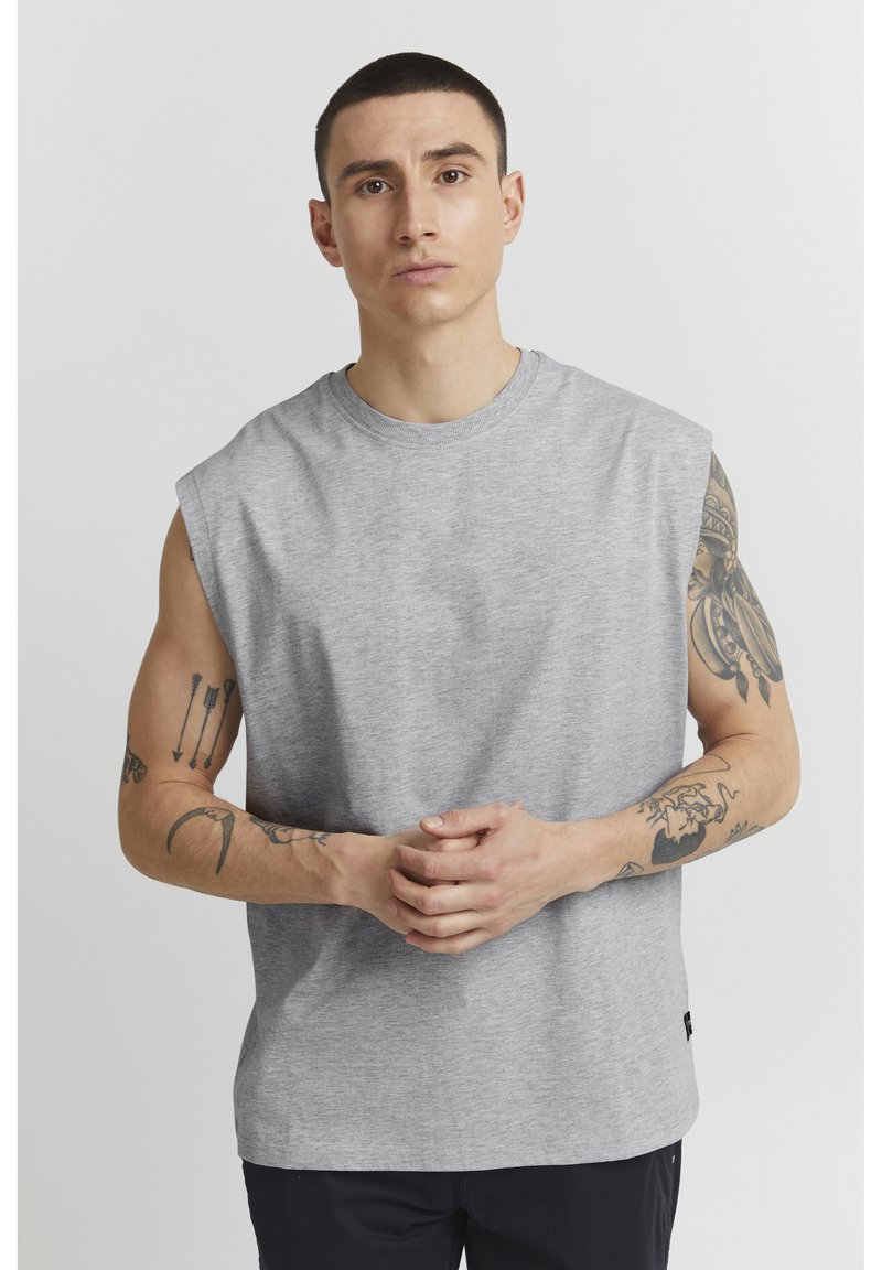 Solid SDVICENTE - Top - light grey melange