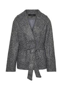 ELITEBERGEN BOO - Cardigan - dark grey melange detailmelange