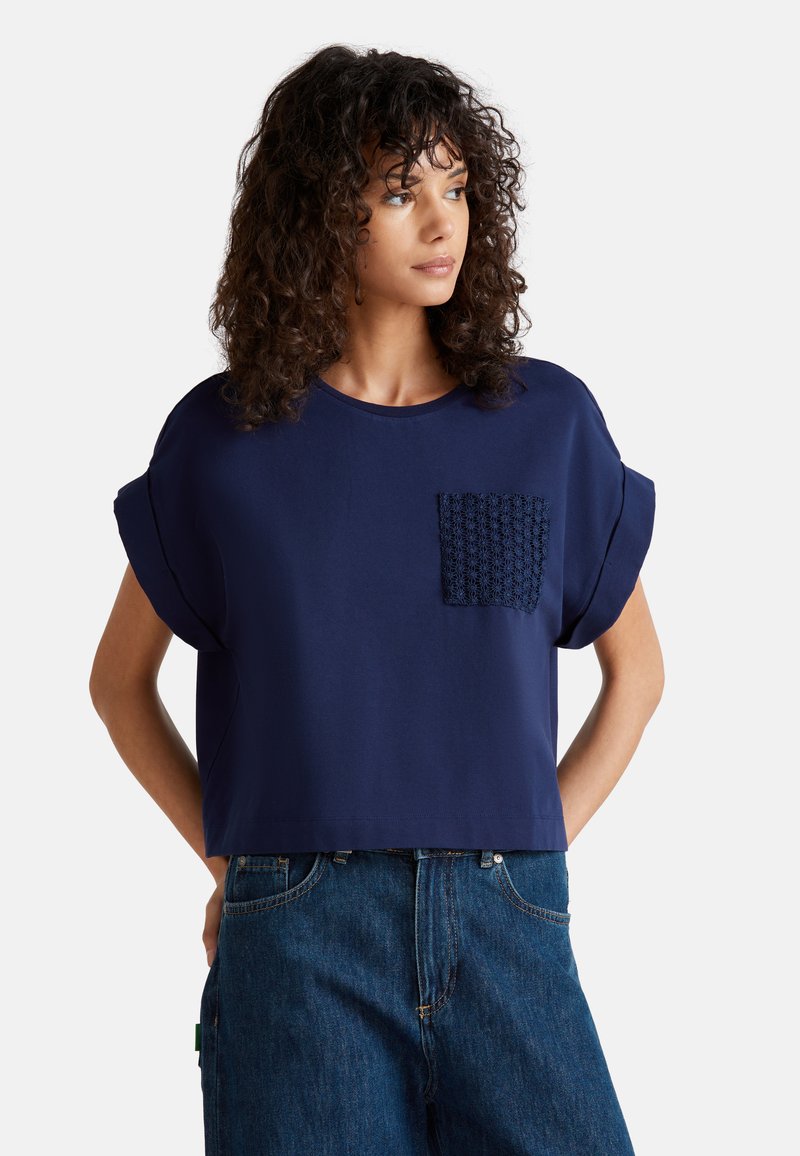 United Colors of Benetton Basic T-shirt blue Zalando