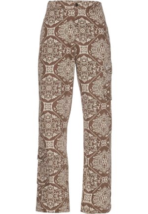 Karl Kani MALL SIGNATURE WASHED RIBSTOP  - Pantaloni cargo - brown