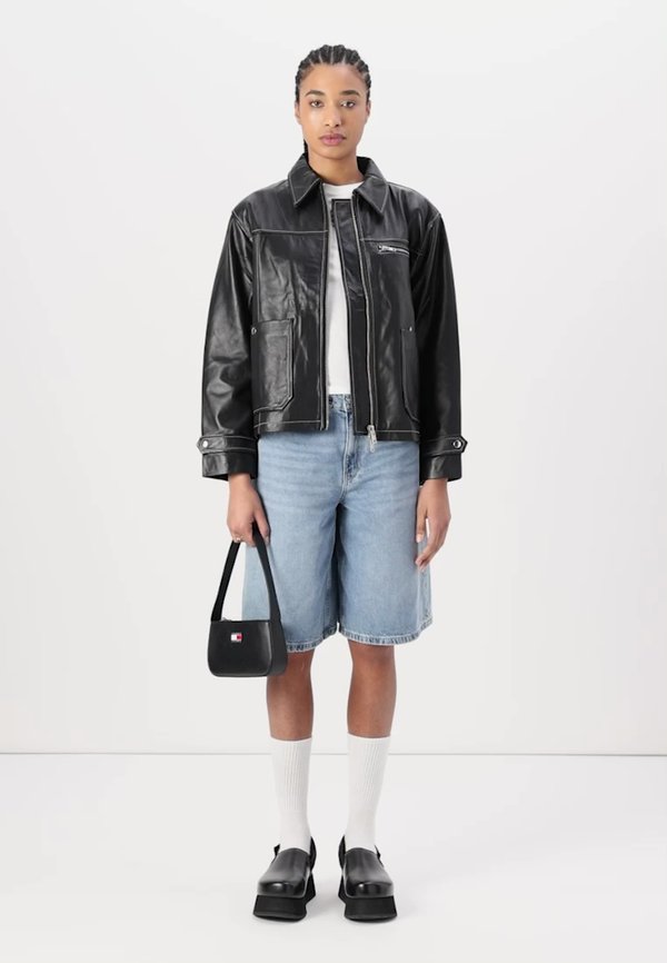 SOFT JONES JACKET - Leather jacket3