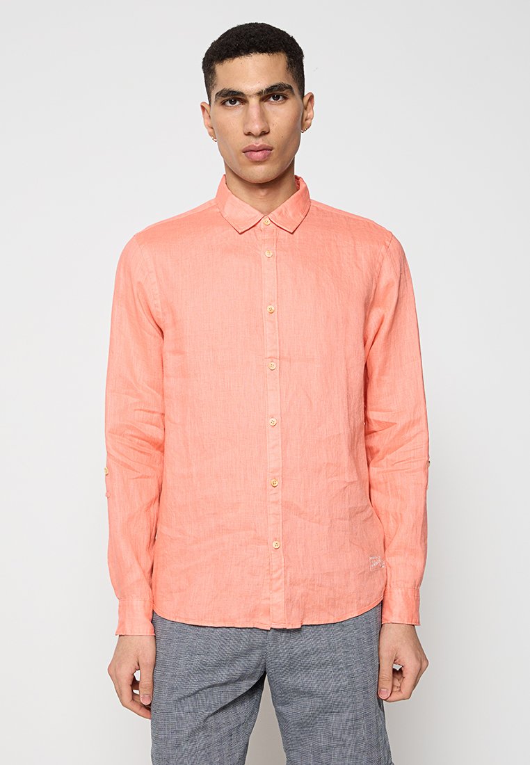 Scotch & Soda Overhemd zalmroze