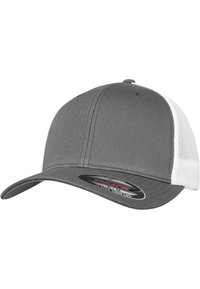 Flexfit TRUCKER 2-TONE - Pet - darkgrey/white