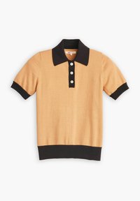 Levi's® OXFORD COMMA TAN CAVIAR BLO - Polo shirt - tan caviar color b