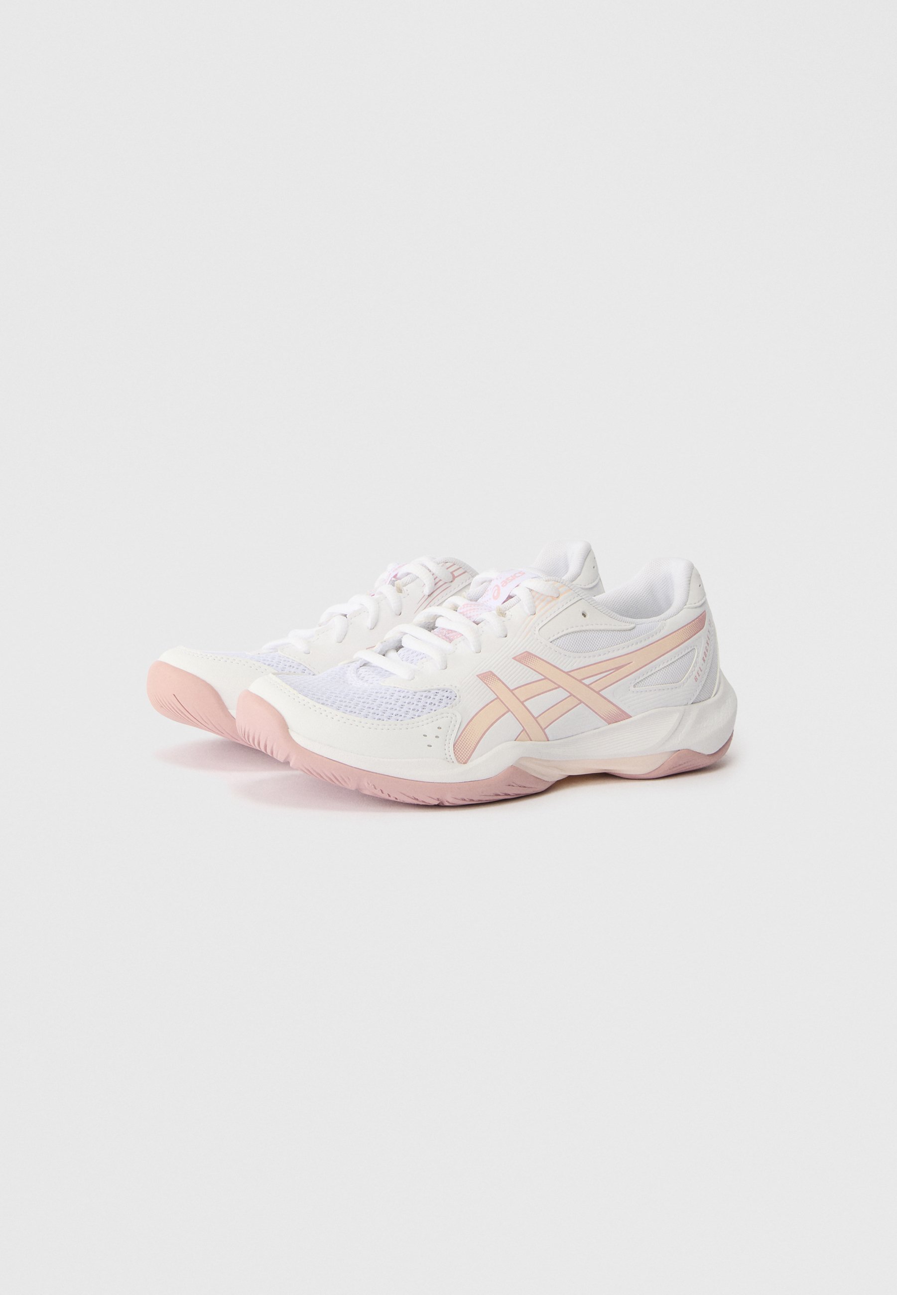 ASICS GEL ROCKET 12 - Trail running shoes - white/pearl pink/white