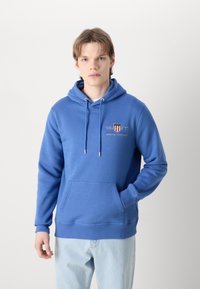 GANT MEDIUM ARCHIVE SHIELD HOODIE - Bluză de molton - rich blue