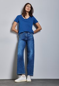 Street One T-shirt basic - blau