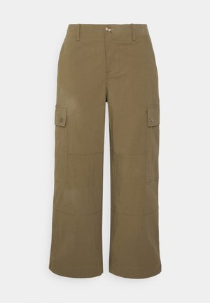 Vero Moda Petite VMRILEY LOOSE PANT - Pantalones cargo - capers