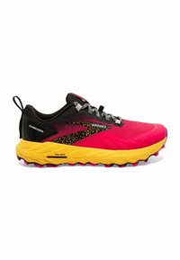 Brooks - CASCADIA 17 - Trail hardloopschoenen - diva pink black lemon chrome Miniatuurafbeelding 1