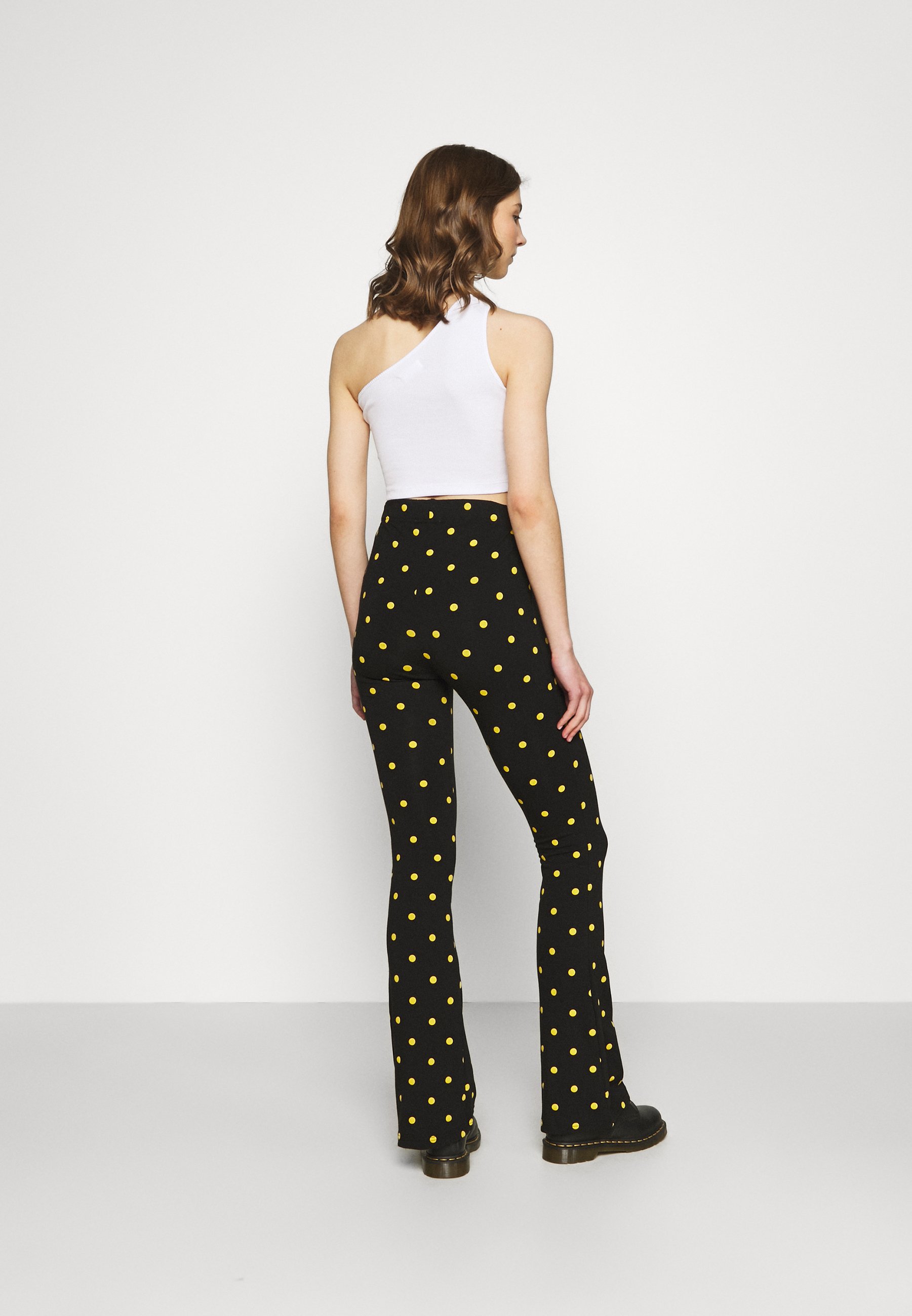 Colourful Rebel DOTS BASIC FLARE PANTS 