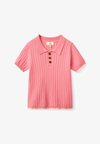 UNISEX - Polo - pink/cream