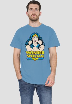 Cotton Soul, DC WONDER AT LARGE - Print T-shirt - light blue