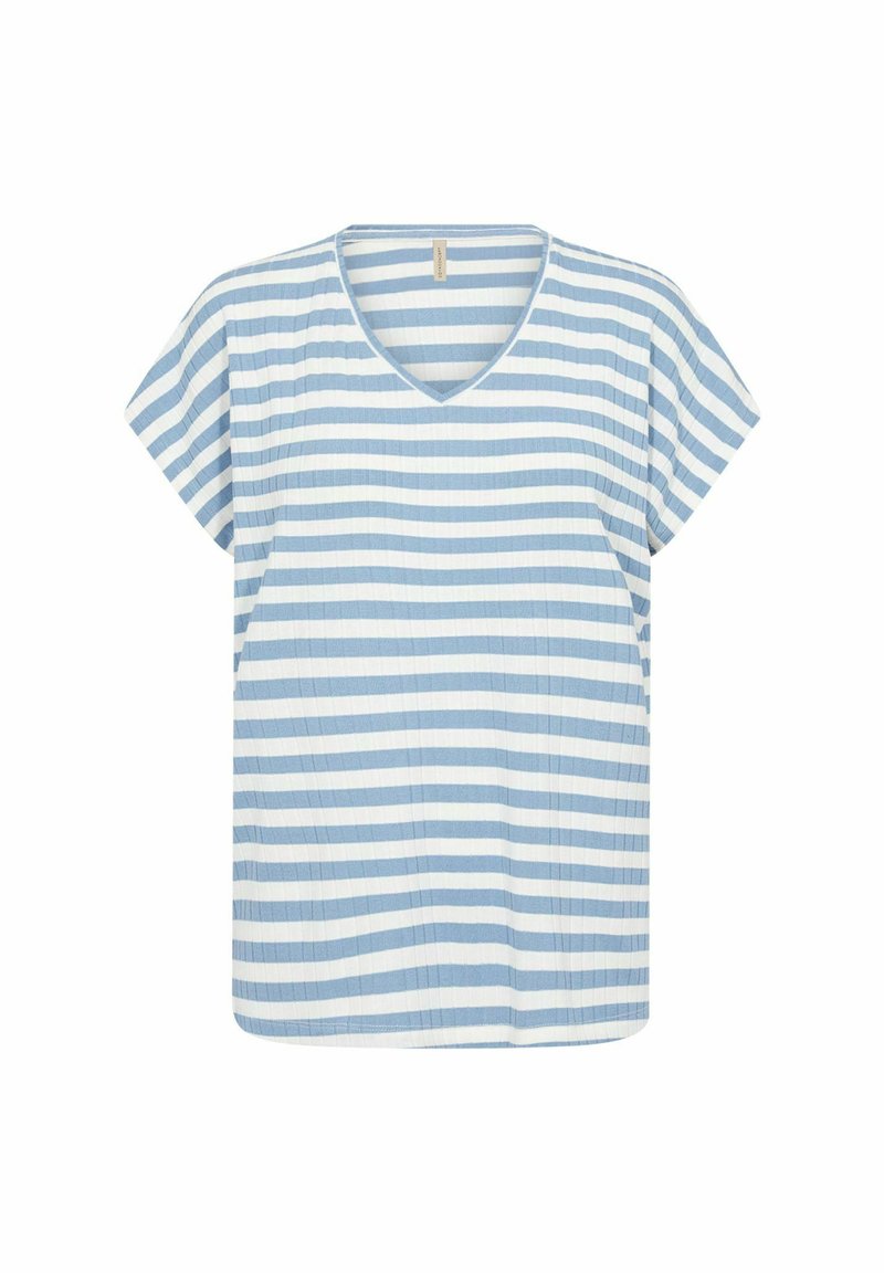 Soyaconcept SC-KAIZA 3 - Print T-shirt - crystal blue combi