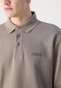 BOSS PLISY MIRROR - Polo majica - light pastel green