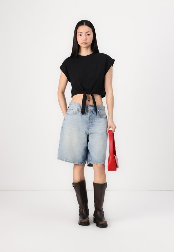 JDYAVA SHORT TIE - Print T-shirt4