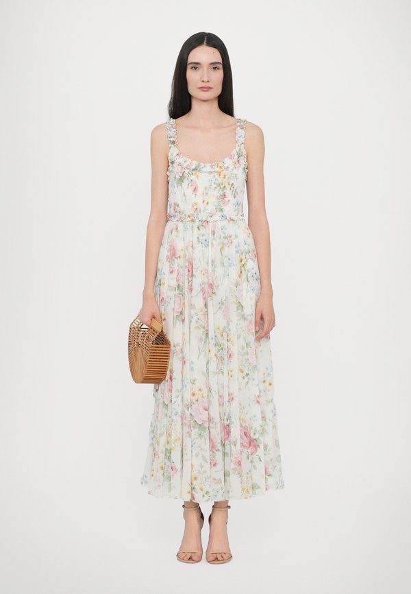 POMPADOUR GARDEN SMOCKED CAMI ANKLE GOWN - Day dress - moonshine4