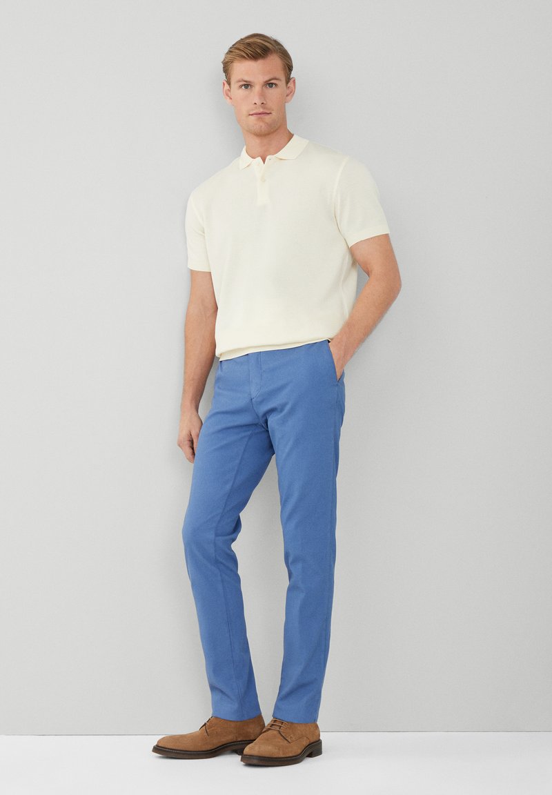 Hackett London Chino blauw