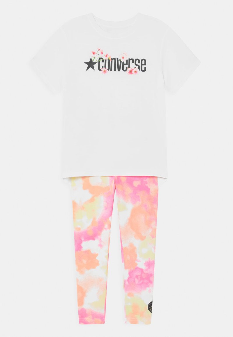 Converse T-shirt print donkerroze Converse T-shirt print donkerroze