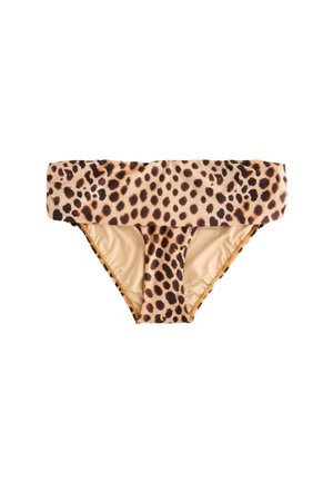 Next, Bas de bikini - brown leopard print