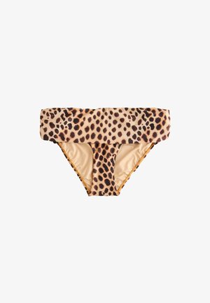 Next, Bas de bikini - brown leopard print
