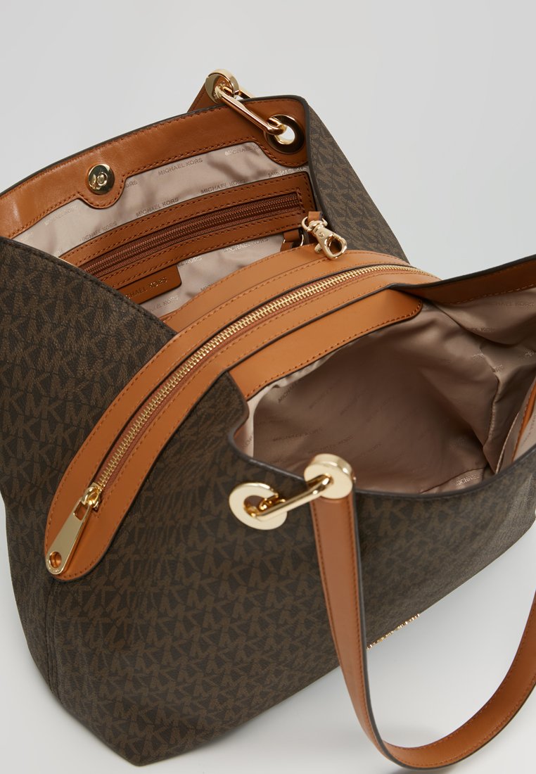 michael kors brown mk purse