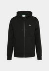 UNISEX - Užtrauktuku užsegamas treningas - noir