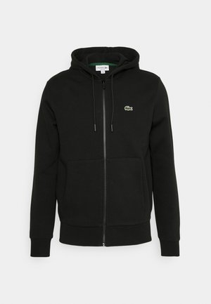 Lacoste Sweater met rits - noir