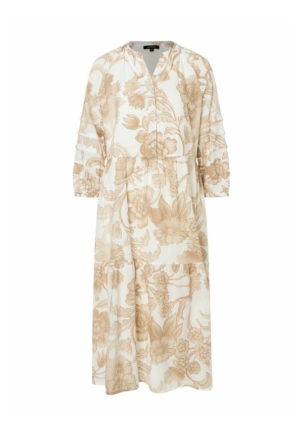 BLUMENPRINT 3/4 ARM - Blusenkleid - beige