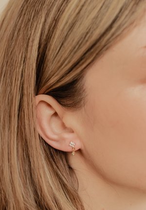 Hey Happiness DAISY DROP HANGING - Pendientes - gold coloured