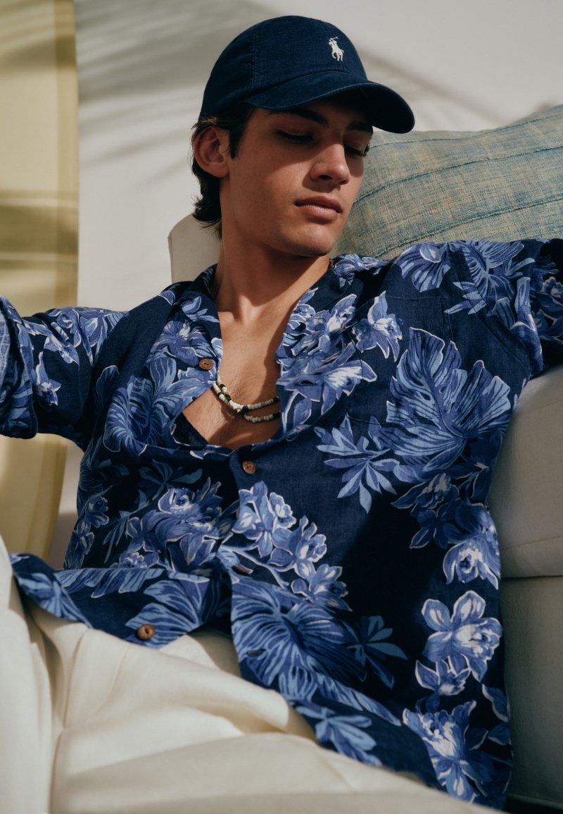 Polo Ralph Lauren CLASSIC FIT TROPICAL-PRINT LINEN SHIRT - Camisa