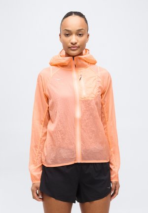 SKYFLOW JACKET - Giacca da running - neon cantaloupe