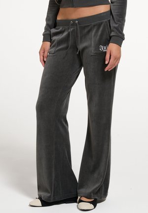 Juicy Couture, JUICY COUTURE JOGGINGHOSE REGAL REBELLE CAISA ULTRA LOW RISE PANT - Jogginghose - raven