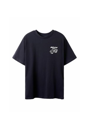 KURZARM - Print T-shirt - black