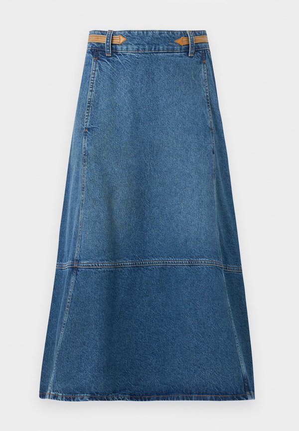MIDI SKIRT - Denim skirt3