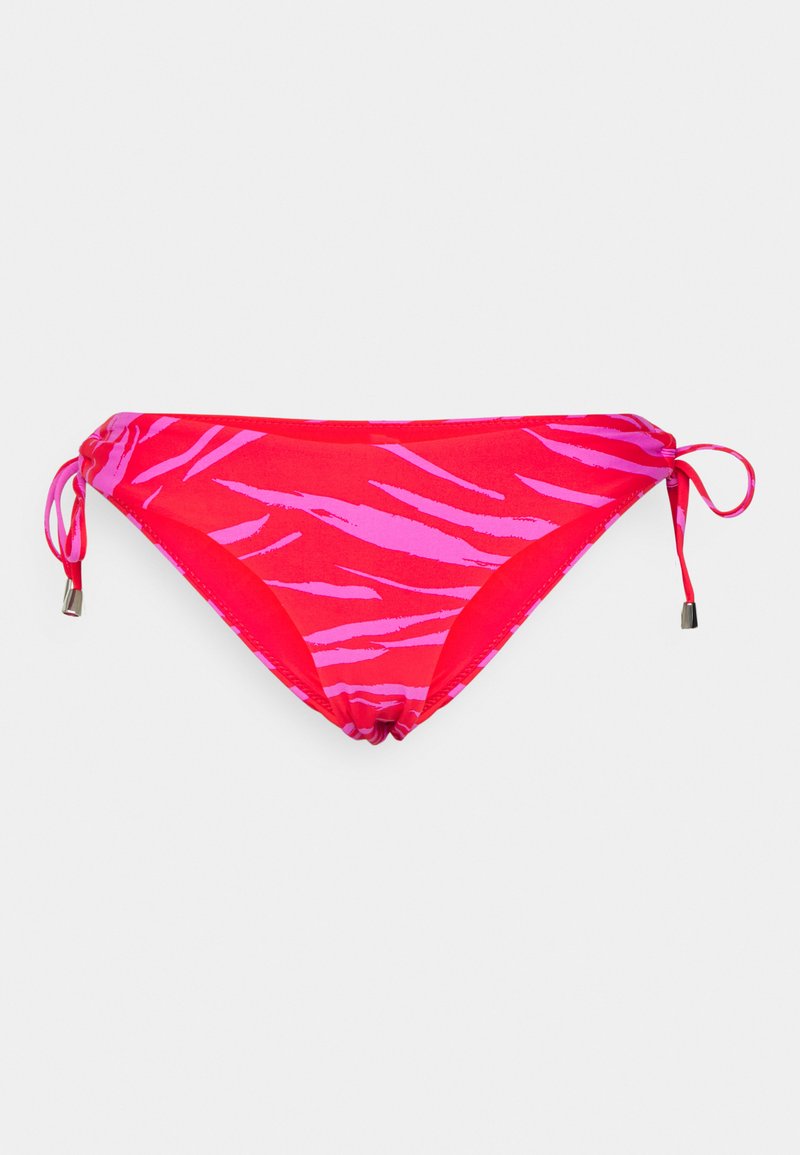 Seafolly SKIN DEEP LOOP TIE SIDE PANT - Cuecas de biquíni - mandarin red