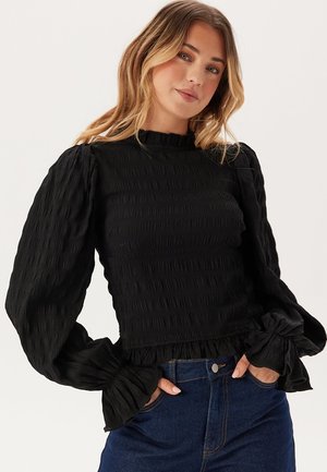 FRILL - Bluse - black