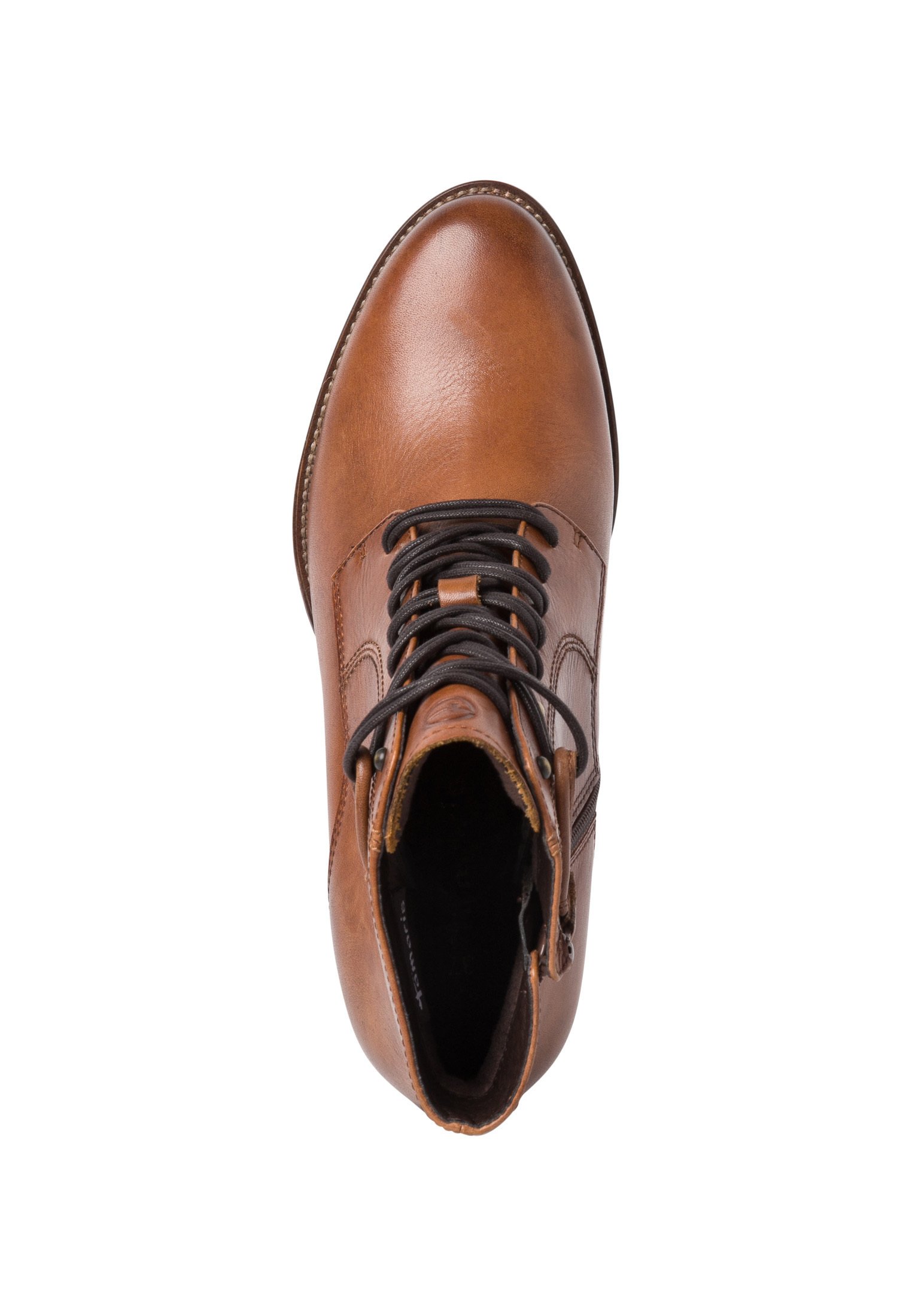 Tamaris Veterboots - cognac leather/bruin - Zalando.nl