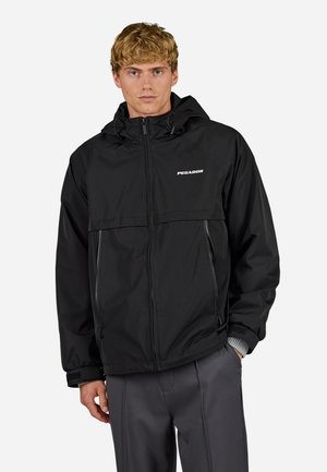 MASON HOODED - Lehká bunda - black