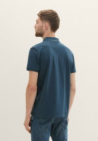 TOM TAILOR BASIC  - Polokošeľa - nighttime blue white melange