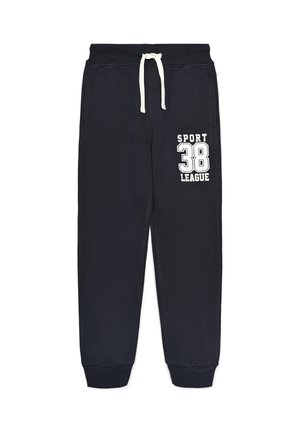 Terranova, PANTALONI TUTA LUNGHI CON STAMPA - Pantaloni sportivi - blu