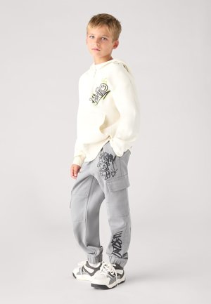 Terranova, PANTALONE LUNGO CON STAMPA - Pantaloni cargo - grey
