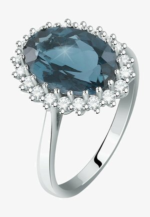 CHRIST TOPAS - Ring - weißgoldfarben