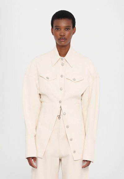 Sportmax BIBLIOS - Džínová bunda - ecru