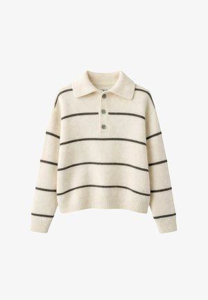 Opal Studio, SILLE - Polo - ecru brown