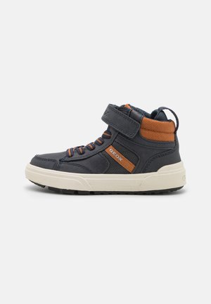 Geox WEEMBLE BOY - Zapatillas altas - navy/cognac